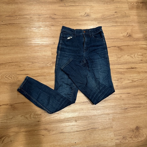 Madewell 10” high rise skinny stretch blue jeans - Picture 9 of 13
